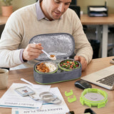 Ganesh Sigma Twin 300 Stainless Steel Lunch Box Set (1 Set)