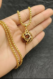 Om Rudraksha Pendant With Chain