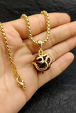 Om Rudraksha Pendant With Chain