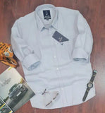 Full Sleeves Shirt for Men (Grey, M)