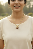 Om Rudraksha Pendant With Chain