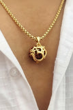 Om Rudraksha Pendant With Chain