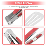 Stainless Steel Multi Purpose Kitchen Tongs With Anti Slip Grip (1 Pc)