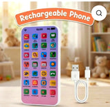 Kids Smart Educational Touch Phone Toy - 22 Learning Modes | Rechargeable | Safe Toy for 2+ Years | Edu Phone